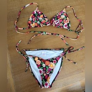 floral swimsuit